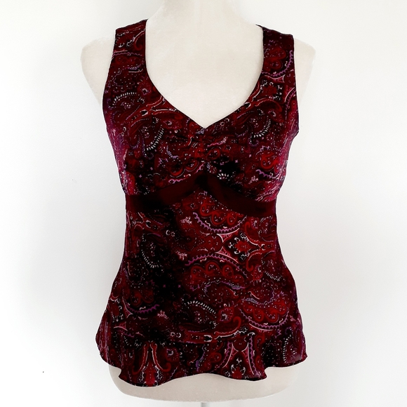 LOFT Tops - Ann Taylor Loft blouse size 4 small maroon